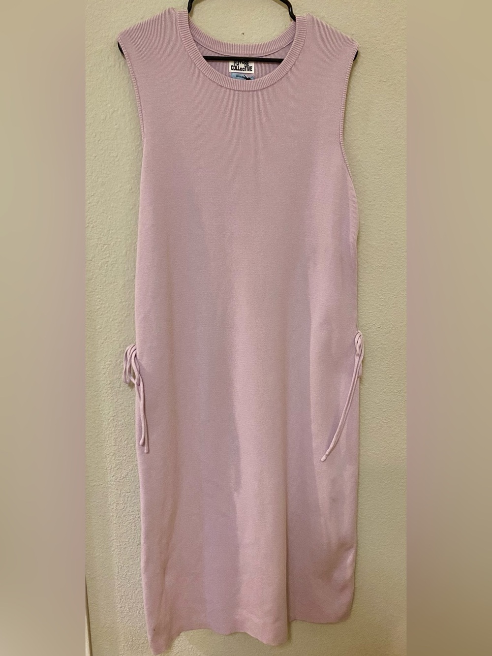 Future Collective Sleeveless Knit Maxi Dress in Light Lavender - Size 1X - NWT!